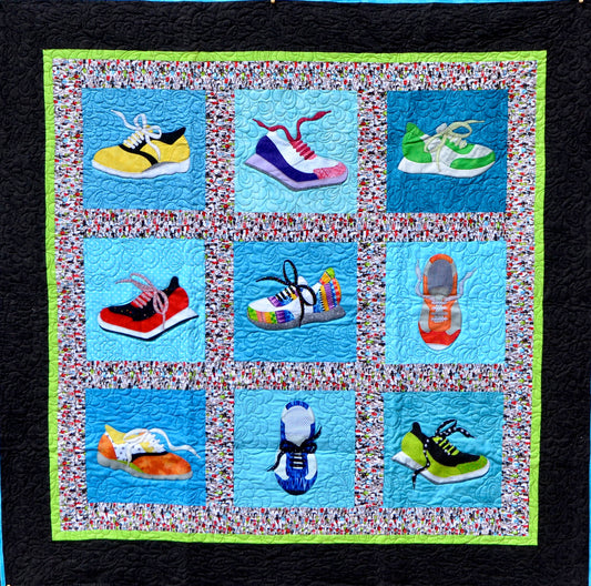 Running Shoes Quilt