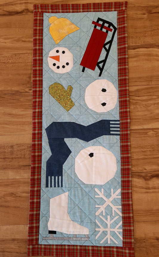 Winter Fun Table Runner Pattern