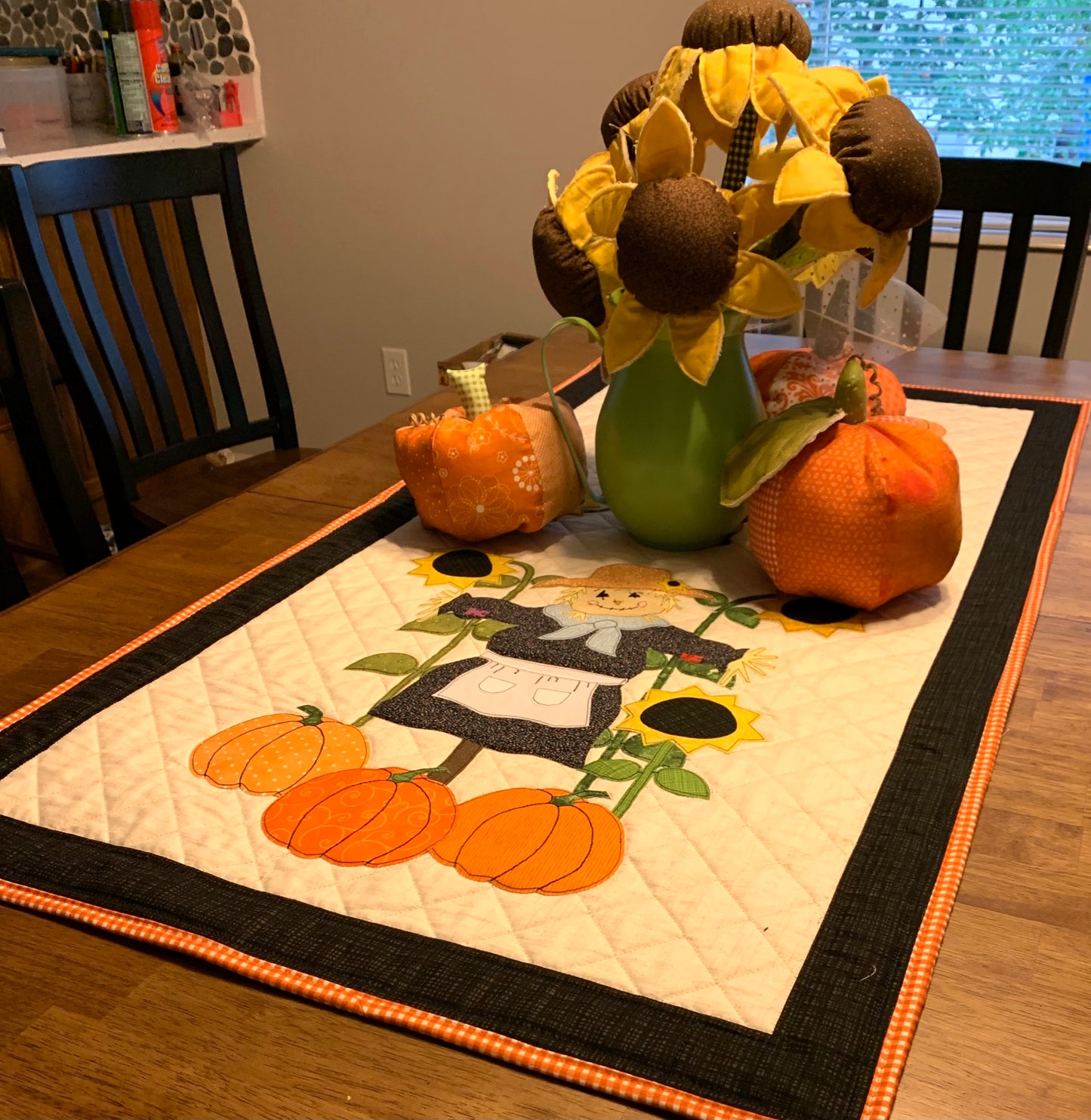 Sherly and Charlie Scarecrow Table Runner