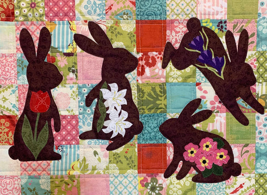 Chocolate Bunny Table Runner