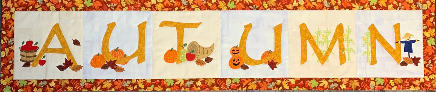 Seasonal Banner Pattern- Autumn