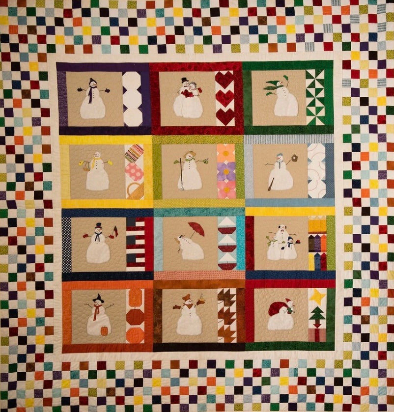 Snowmen All Year Quilt