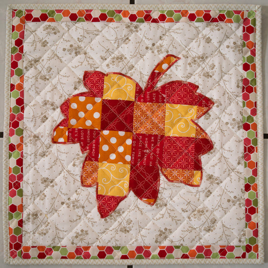 Reversible Table Topper - Fall & Winter Pattern